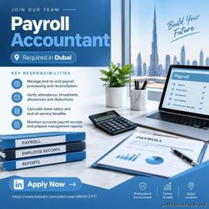Payroll Accountant Required in Dubai