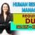 Human Resource Manager KFC Required in Dubai
