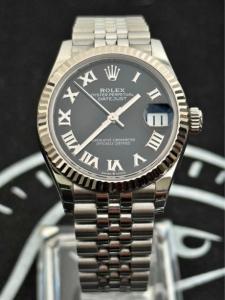 Rolex Datejust Black Roman 31mm