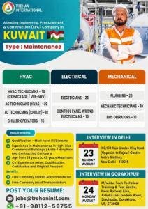 URGENT HIRING | KUWAIT | MAINTENANCE PROJECT