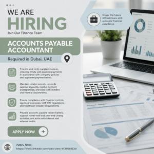 Accounts Payable Accountant Required in Dubai
