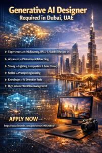 Generative AI Designer Required in Dubai