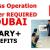 Business Operation Manager REQUIRED IN DUBAI