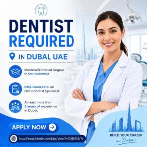 Dentist Required in Dubai