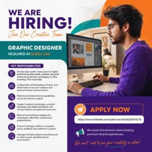 Graphic Designer Required in Dubai