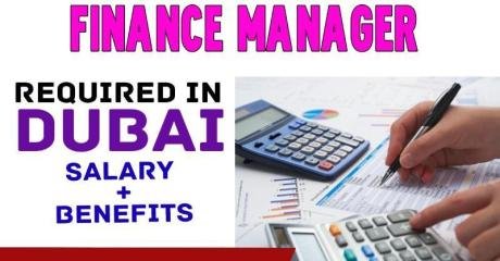 Finance Manager Required in Dubai