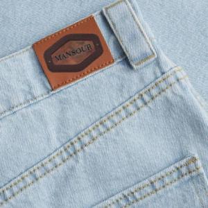 Custom Leather Labels with metal Logo