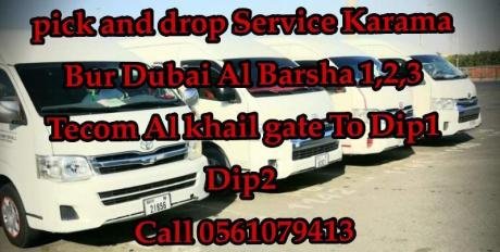 Pick drop Service Karama Bur Dubai Al Barsha 1,2,3