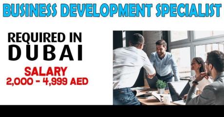 Business Development Specialist Required in Dubai