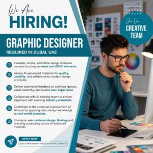 Graphic Designer Required in Dubai