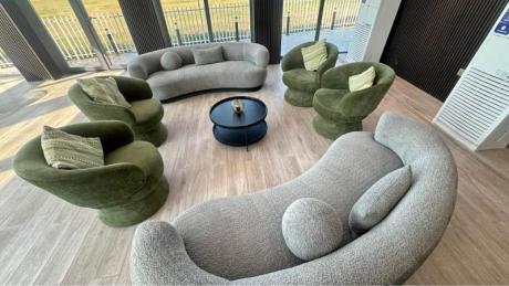 We’re selling our pre-loved sofa, tables, and swivel chairs.