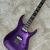 Purple Schecter C-1 SLS Hollywood Diamond Series