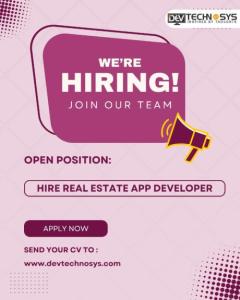Hire Real Estate App Developer | Dev Technosys
