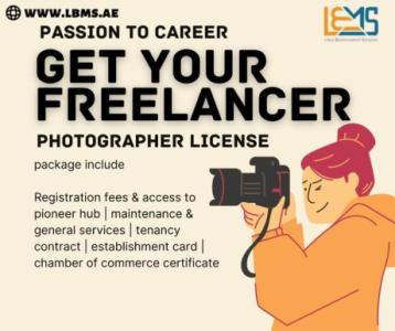 PHOTOGRAPHER FREELANCER LICENSE