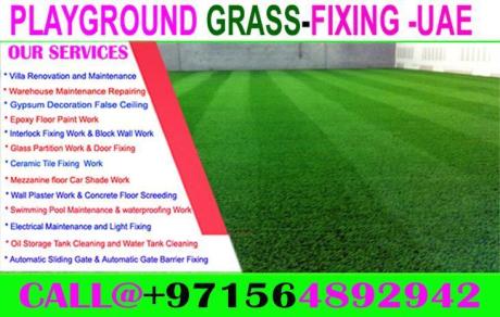 Artificial Grass Fixing In Dubai -Ajman -Sharjah