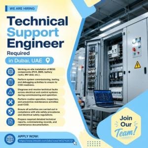 Technical Support Engineer Required in Dubai