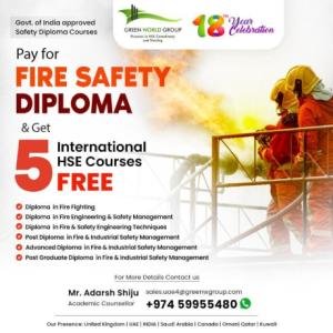 HSE Course in Demand Learn Fire and Safety Diploma in Qatar!