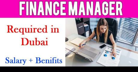 Finance Manager Required in Dubai