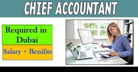 Chief Accountant Required in Dubai