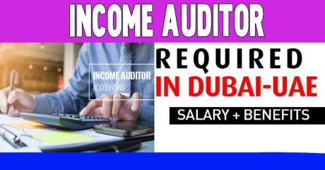 Income Auditor Required in Dubai