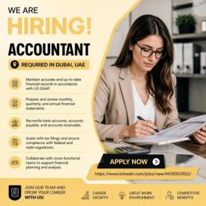 Accountant Required in Dubai