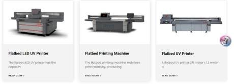 Flatbed UV Printers | Business Point International, UAE