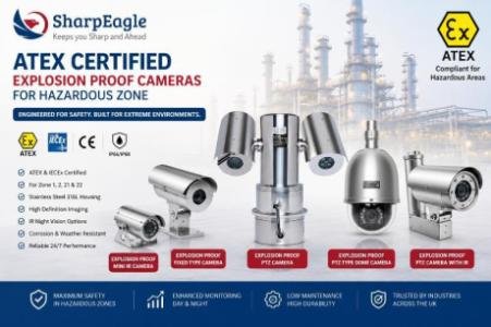 ATEX Explosion Proof Cameras for GCC Industrial Manufacturing Plants