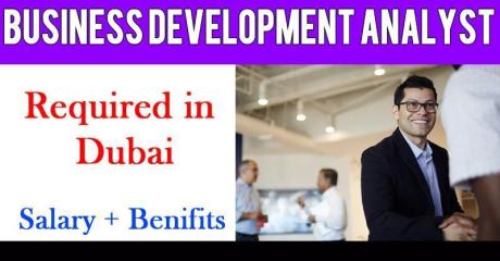 Business Development Analyst Required in Dubai