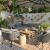 Outdoor seating set