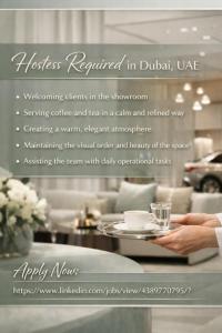 Hostess Required in Dubai
