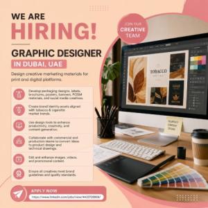 Graphic Designer Required in Dubai