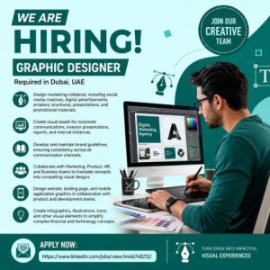 Graphic Designer Required in Dubai