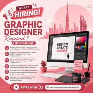 Graphic Designer Required in Dubai