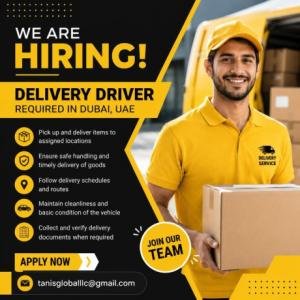 Delivery Driver Required in Dubai