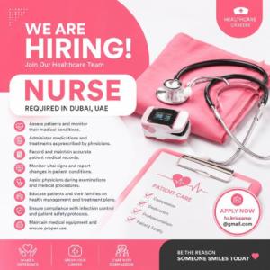 Nurse Required in Dubai