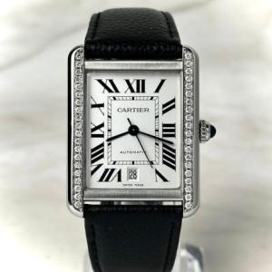 Cartier Tank Solo XL - Full Set With Diamonds