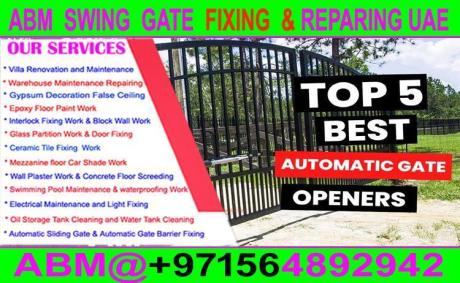 Swing Gate Opener Fixing Company Dubai Ajman Sharjah