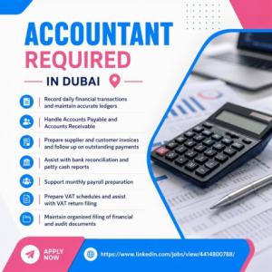 Accountant Required in Dubai