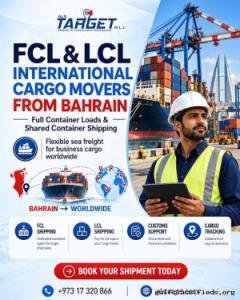 FCL & LCL International Cargo Movers from Bahrain