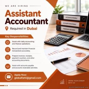 Assistant Accountant Required in Dubai