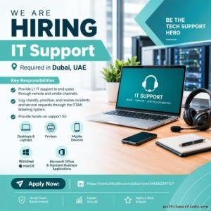 IT Support Required in Dubai