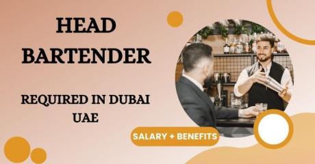 Head Bartender Required in Dubai