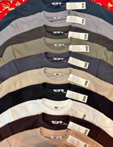 Uniqlo T-Shirts AIRism, crewneck, mini T shirt, Sweatshirt