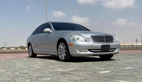 مارسيدس بنز S550 وارد امريكي اوراق جمارك موديل 2007 بحالة ممتازة جدا مسرفس لا يحتاج اي مصاريف