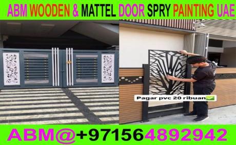 Main gate Painting and Polish Company Ajman Sharjah 0564892942