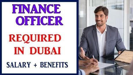 Finance Officer Required in Dubai