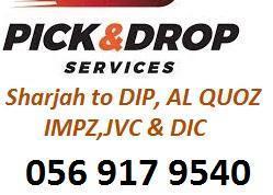 Sharjah to Al quoz , DIP, DIC car lift Pick drop services