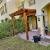 Garden wooden pergola