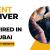 Urgent Driver Required in Dubai UAE