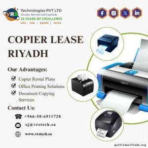 Secure Copier Lease Riyadh for Your Printing Requirements